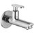 Oleanna Metroo Brass Long Nose Bib Cock With Wall Flange Long Body Tap (Disc Fitting | Quarter Turn | Form Flow) Chrome