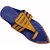 PM TRADERS Men's Blue Rajasthani Slippers