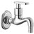 Oleanna Metroo Brass Bib Tap Nozzle Cock With Wall Flange (Disc Fitting  Quarter Turn) Chrome