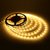 SILVOSWAN 5 Meter Waterproof LED Strip Light WARM WHITE with Adapter for Diwali, Festival, Decoration (3528)