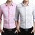 US Pepper Pink & White Casual Cotton Shirt (Pack of 2)