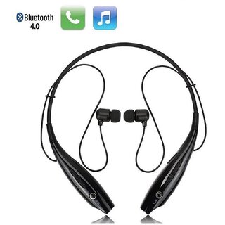 Premium HBS 730 Wireless in the Ear Bluetooth Neckband Earphone with Mic (Multicolor)