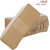 Auto Addict CV Designer Beige Neck Leatherite Car Pillow Cushion 2 Pcs for Skoda Laura