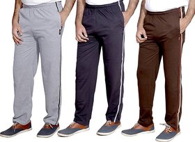 (Combo Pack Of 3) Trendy Soft N Regular Fit Mens Multicolor Track Pants.