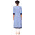 Unimod Chic Fashion Blue Creative Floral Kurti Dress