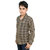 AK13 Checks Denim Full Sleeves Green Shirt For Boys- 3-4 Years