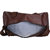 Fashion 7 Brown Leatherite Gym Bag