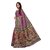 Fabwomen Sarees Kalamkari Purple And Purple Coloured Art Silk Fashion Part