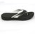 Nexa Comfortable Black Flip Flops