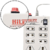 Hilex MINI STRIP 8 Plug Point  Extension Strip/Bord ,Fuse / Indicator / Spark Suppressor Slim Body With 4 Yard Long Wire