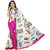 Indian Beauty Women's Pink Color Bhagalpuri Silk Printed Saree With Blouse