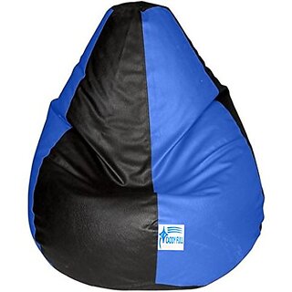 Buy CaddyFull Large Bean Bag Cover Black Blue Online 475 from ShopClues