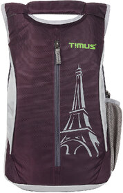 Timus Class 19 Litres Purple College Bag School Casual Backpack for Boys and Girls 19 L Backpack (Purple)