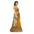 Indian Beauty Women's Yellow Color Kalamkari Mysore Silk Printed Saree With Blouse