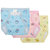 Small baby Outside Printed PVC Plastic Waterproof Diaper/Langot for 6-12 Months pack of 3 (Assorted color  Design)