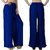 Causal Daily wear Blue colour of palazzo pant or sharara or trousers for women