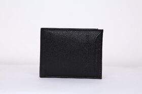 Mens Leather Wallet (Black) By Victoria Cross