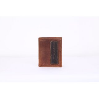 Mens Leather Wallet (2 Tone Tan) By Victoria Cross