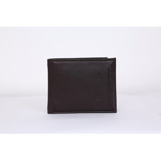 Mens Leather Wallet (Brown) By Victoria Cross