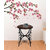 Onlineshoppee Beautiful Design Wooden  Wrought Iron Foldable Side Table