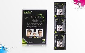 Original Dexe Black Hair Shampoo gives you natural black your hair in 5 minutes