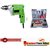 Special Combo Offer! Powerful Drill Machine with 100 PCs Master Craft Tool Kit Set Home Kit Set - DRL100PC