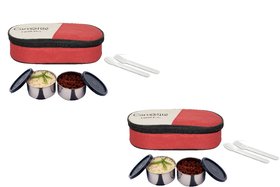 Carrolite Easy Carry 2 Black container Lunchbox Red Buy 1 get 1 Free