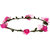 Yashasvi designer green  pink good-looking Hair Band Hair Accessory For Girls And Women