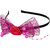 Yashasvi designer black  pink gorgeous Hair Band Hair Accessory For Girls And Women