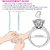 Gk Jewellers Single Solitaire Engagement Rhodium Plated Alloy Cubic Zirconia Finger Ring for Women  Girls GKJ1039FRR