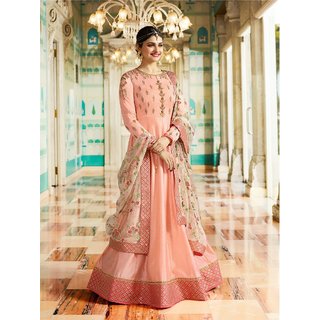 Designer Chennai silk Embroidred Anarkali Suit