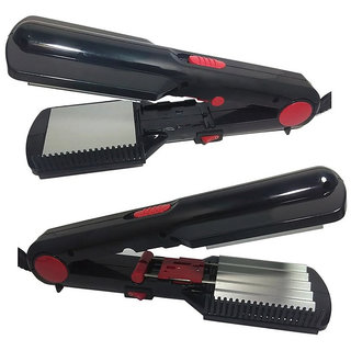 crimping and hair straightener machine