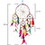 Dream Catcher Wall Hanging Handmade Beaded 1 Big and 4 Small Circular Net with Feather Decoration Ornaments Size 21cm Diameter