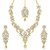 Sukkhi Alloy Gold Plated Austrian Diamond Necklace Set For Women