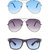 Zyaden Blue UV Protection Metal Unisex Sunglasses
