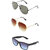 Zyaden Green UV Protection Metal Unisex Sunglasses