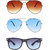 Zyaden Brown UV Protection Metal Unisex Sunglasses