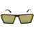 HRINKAR Men's Multicolour Mirrored Rectangular Sunglasses