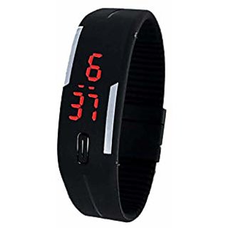 captcha unisex led digital watch