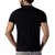 Lyrical Life Om yoga poses Men's cotton half sleeve Black T-shirt