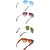 Zyaden Combo of 3 Aviator Sunglasses