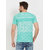 Easies Men's Green Round Neck T-shirt