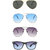 Zyaden Combo of 3 Aviator Sunglasses