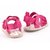Seajol Baby Girls Velcro Flats Sandal (Pink) (Insole 12 cm)
