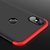 Kartik 3 in 1 Double Dip Case All Angle Protection Matte Hard Back Case Cover for  Redmi Note 5 Pro - Black with Red