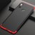 Kartik 3 in 1 Double Dip Case All Angle Protection Matte Hard Back Case Cover for  Redmi Note 5 Pro - Black with Red