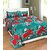 Glace Cotton King Size Double Bedsheet,Set of 1 Bedsheet and 2 Pillow covers From Manvi Creations