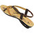 Vtree Casual Summer Wear brown Flat Slippers For Ladies