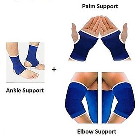 Combo - Elbow Support + Palm  Support + Ankle Support