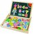 Shribossji Wooden Writing Board Puzzle Box Magnetic Number Learning Board Educational Play Set For Kids (Number Pattern)